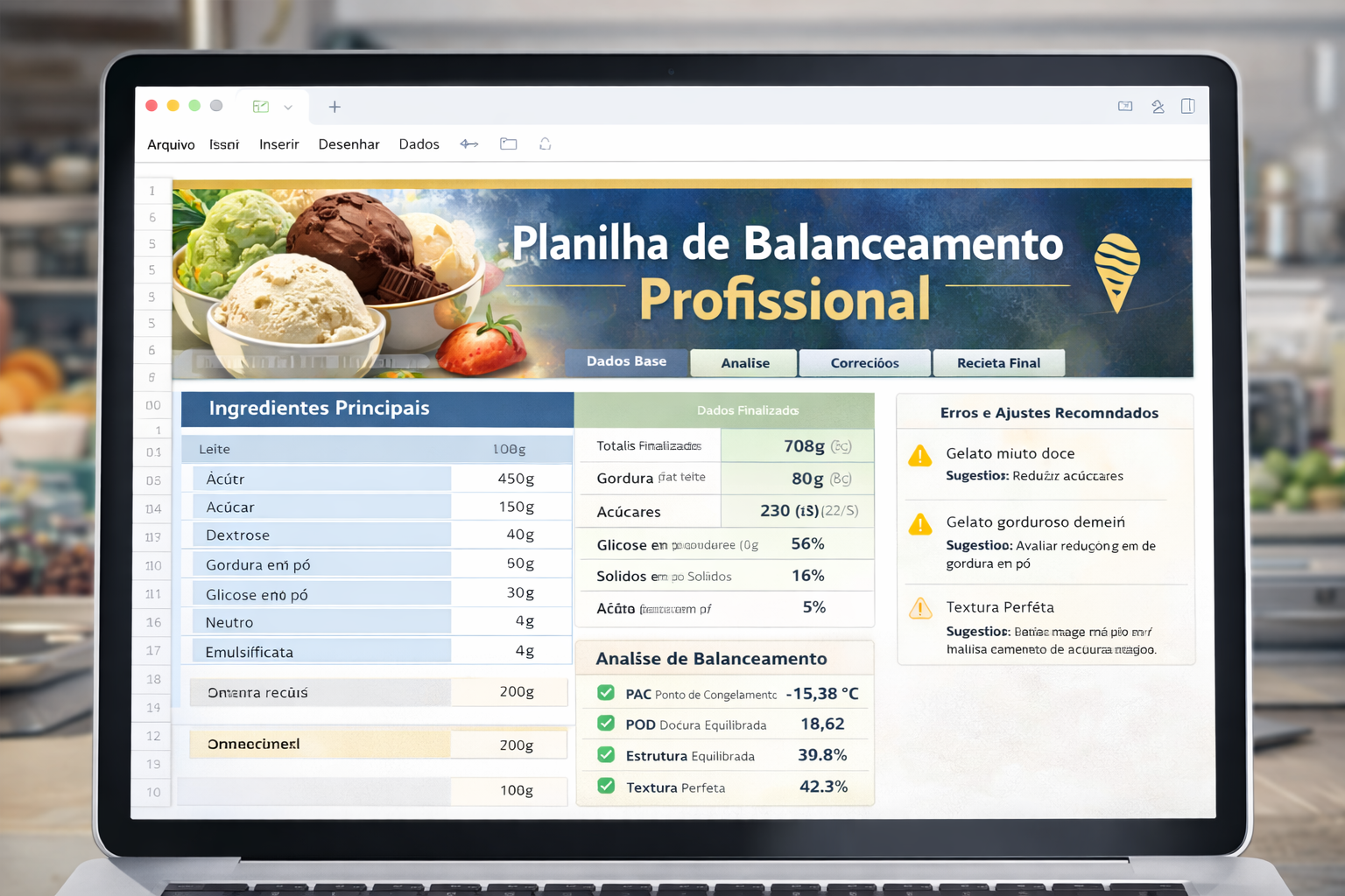 Planilha de Balanceamento