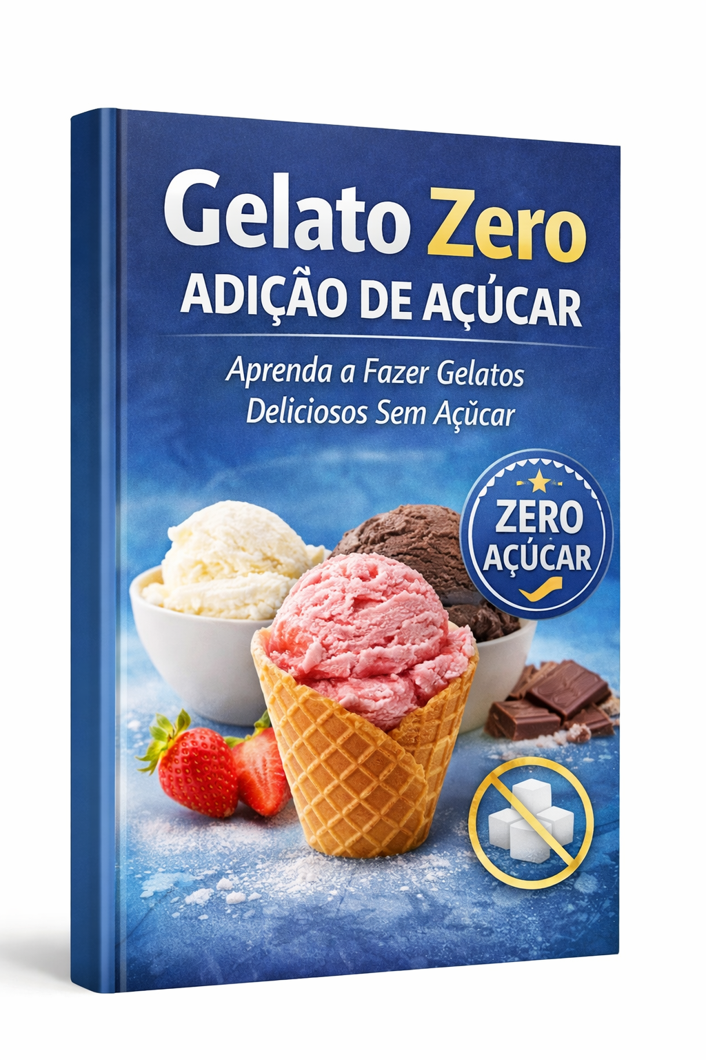 Gelato Zero Açúcar,proteicos e veganos